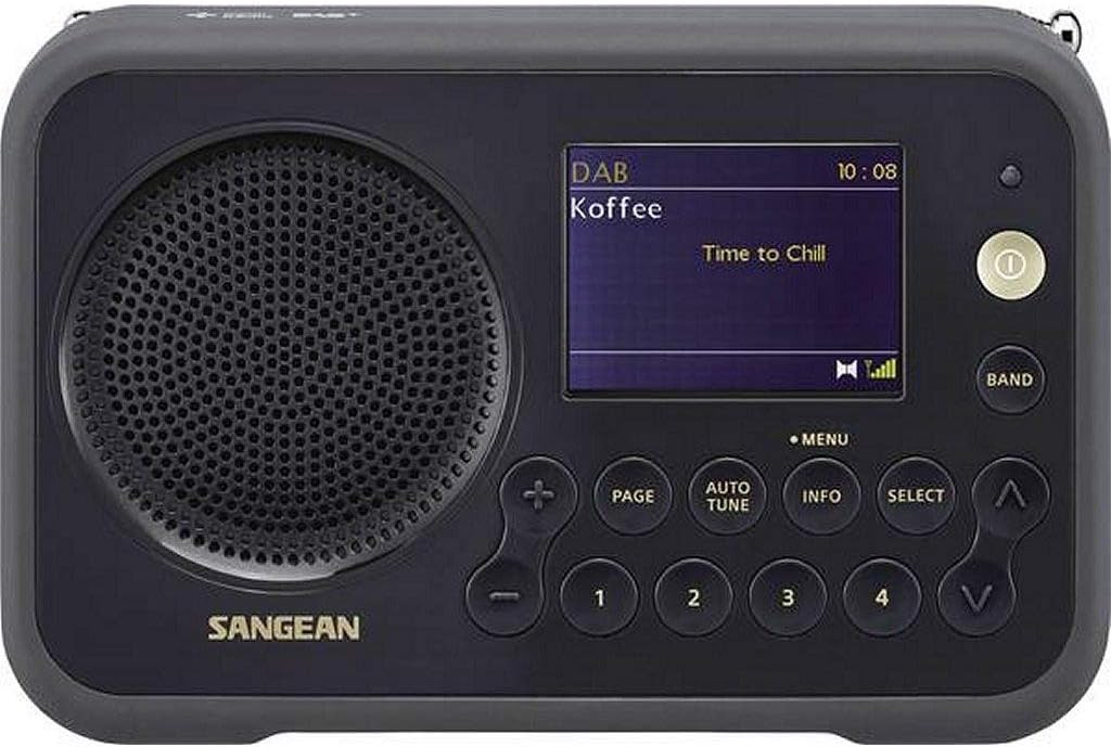 Sangean DPR-76, Radio receptor DAB+, 40 memorias (20 DAB+ y 20 FM), Busqueda automática de emisoras