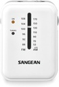 Sangean SR-32, Radio receptor de bolsillo FM/AM, Altavoz integrado, Toma de auriculares, Correa de transporte