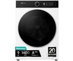 Hisense WF5I9043BWFS, lavadora de carga frontal, 9KG, fondo reducido, clase A - 10%, 1400RPM
