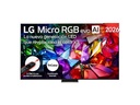 LG 100MRGB96B6, TV RGB MINI LED, procesador a8 AI 4K Gen3, SMART TV Web OS