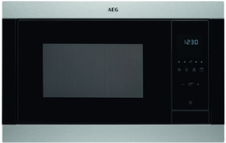 [MSB2547DM] AEG MSB2547D-M, microondas con grill integrable, 900W, 8 niveles, 25l, negro/inox