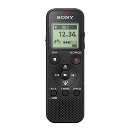 [ICDPX370] Sony ICD-PX370, grabadora de voz digital con usb integrado, Mp3, negro