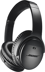 [B884367-0900] Bose QuietComfort SC Headphones, Auriculares inalámbricos con cancelación de Ruido, Auriculares de Diadema con Bluetooth, micrófono y Cable con hasta 24 Horas de autonomía, con Estuche Blando