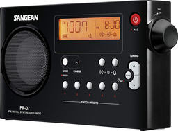 [Prd7 Sangean Radio Negro] Sangean PRD7, radio digital, Negro