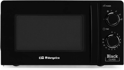 [MI2117] Orbegozo MI2117, microondas, 700w, 20l, 6 niveles de potencia, negro