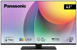[TB43W60AEZ] Panasonic TB-43W60AEZ, W60 Series 43 pulgadas, 4K Ultra HD LED, Smart TV, 2024, TiVo, 4K Colour Engine, Dolby Vision y Atmos