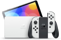 [HEG-S-KAAAA] Nintendo Switch OLED, Blanca 7", Joy-Con, 64 GB