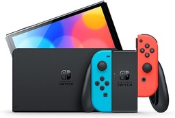 [HEG-S-KABAA] Switch OLED, 7", azul/rojo Joy-Con, 64 GB