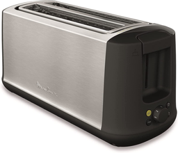 [LS342D10] Moulinex LS342D10, tostadora, 2 ranuras largas, 7 niveles de tostado, descongela, recalienta, función ECO, negro