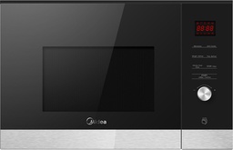 [Mcmi259Gdip Microondas Midea] Midea Mcmi259Gdip, microondas integrable con grill, 1000w, 25l, negro