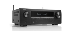 [AVRX1700H] Denon AVR-X1700H Receptor AV de 7.2 canales - 80 W/canal, video HDMI avanzado 8K con eARC, Dolby Atmos, DTS:X, HEOS integrado, control de voz Amazon Alexa