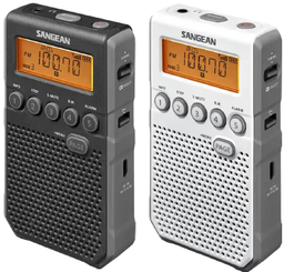 Sangean DT-800, Radio portátil, 1 W, AM/FM, 40 presintonías (20 AM y 20 FM)