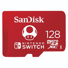 [SDSQXAO-128G-GNCZN] Sandisk 128GB microSDXC Clase 10 UHS-1 U3 A1 Para Nintendo Switch sin adaptador 00183552