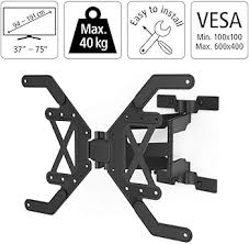 [00118064] Hama 00118064, soporte de giro, 37"a 90", 40kg, negro