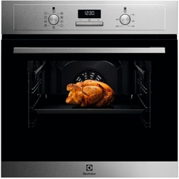 [EOF3H50BX HORNO ELECTROLUX] Electrolux EOF3H50BX, horno multifunción, 59x56x55cm, con AquaClean, 65l, inox, clase A