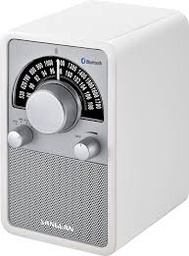 [WR15BTWG] Sangean WR-15 BT Radio Analógica de madera Glossy White