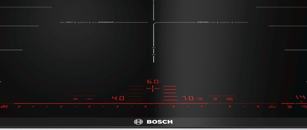 Placa Inducción Bosch PXV975DC1E - 90cm, PerfectFry, Sprint