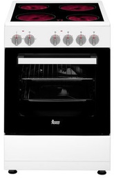 [FS502 4VE] Teka FS 502 4VE, cocina eléctrica, 4 zonas, 50cm, vitro y horno eléctrico, blanco