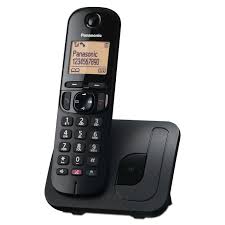 [KXTGC250SPB] Panasonic KX-TGC250SPB Teléfono Inalámbrico Digital, Unidad Base y 1 Auriculares, Identificador y Bloqueo de Llamadas, Altavoz, Modo Ecológico, Reloj Despertador