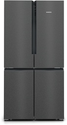 [KF96NAXEA] Siemens KF96NAXEA, frigorífico americano, 183 x 90.5 cm, XXL, black stainless steel, iQ300, clase E