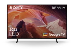 [KD43X80L BRAVIA] Sony KD43X80L, Smart TV 43"4K HDR, Procesador X1, Google TV, Dolby Vision y Atmos