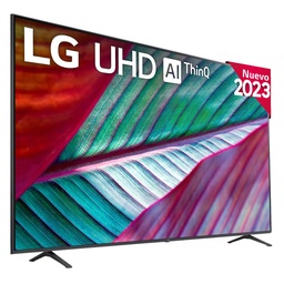 [75UR76006LL] TV LG UHD 4K de 75'' Serie 76, Procesador Alta Potencia, HDR10 / Dolby Digital Plus, Smart TV webOS23.