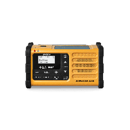 [MMR88DABC] Sangean MMR-88 DAB, radio de emergencia con manivela y carga solar, DAB+ / FM, camuflaje