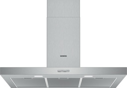 [LC96BBC50] Siemens LC96BBC50, campana decorativa de pared, 90 cm, acero inoxidable