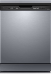 [MFD60S090X-ES] Midea MFD60S090X-ES, lavavajillas libre instalación, Hygiene Care, Filtro Antibacterias, 60cm, gris, clase E
