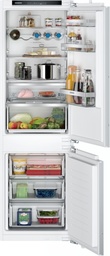[KI86NHFE0] Siemens KI86NHFE0, frigorífico combinado integrable, 177.2 x 54.1 cm, puerta fija, blanco, iQ300, clase E