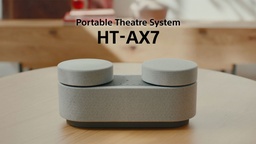 [HTAX7] Sony HT-AX7 Sistema de cine portátil con 360 Spatial Sound Mapping 30 Horas bateria