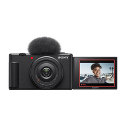 [ZV1F SONY] Sony ZV-1F Cámara Digital, para Vlogs, con Pantalla Multiángulo, Vídeo 4K, Cámara Lenta y Funciones para Vlog, Negra