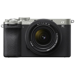 [ILCE7CM2LS + 28-60mm] Sony Alpha 7C II cámara mirrorless (Full-Frame) compacta, 33MP, autoenfoque avanzado en Tiempo Real y 4K, Ideal para fotografía Profesional y vlogging, silver