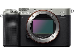 [ILCE7CS SILVER SOLO CUERPO] Sony Alpha 7 C - Cámara evil de fotograma completo (compacta y ligera, enfoque automático a tiempo real, 24.2 MP, sistema de estabilización de 5 ejes