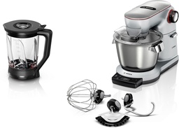 [MUM9YX5S12] Bosch MUM9YX5S12, Robot de cocina con báscula OptiMUM 1600 W Plata, Negro