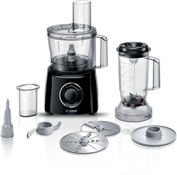 [MCM3201B] Bosch MCM3201B, robot de cocina, MultiTalent3, 800W, negro