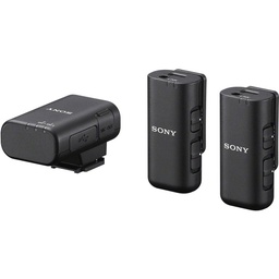 [ECMW3] Sony ECM-W3, micrófono inalámbrico, Grabación digital de alta calidad, compacto y ligero , dos micrófonos