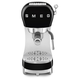 [ECF02BLEU] Smeg ECF02BLEU, cafetera espresso manual, 50's Style, calentamiento Thermoblock, 15 bar, negro