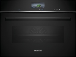 [CS736G1B1] Siemens CS736G1B1, horno compacto 100% vapor, display TFT touch Plus, iQ700, negro