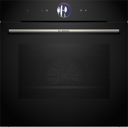 [HBG7764B1] Bosch HBG7764B1, horno multifunción pirolítico, AirFry, sonda térmica, cristal negro, serie 8