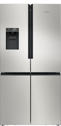 [KF96DPPEA] Siemens KF96DPPEA, frigorífico americano, dispensador con toma de agua, 4 puertas, No Frost, 183 x 90,5 cm, inox, iQ700, clase E