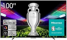 [100E7NQ] Hisense 100E7NQ Pro - QLED Gaming TV, 100 Pulgadas Televisor, VRR 144Hz HSR 240 fps, AMD Freesync Premium Pro, HDR Total, Dolby Vision IQ & Dolby Atmos