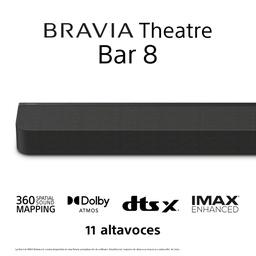 [HT-A8000] Sony HTA8000, BRAVIA Theatre Bar 8, 360 Spatial Sound Mapping, Dolby Atmos®/DTS:X®