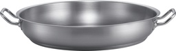 [00570370] Siemens HZ390240, paellera 100% acero inoxidable, para fuego de 32cm diámetro