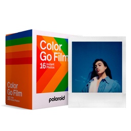 [GO FILM DOUBLE PACK] Polaroid GO FILM, Paquete fotográfico doble, marco blanco, compatibilidad Polaroid GO
