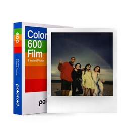 [600 COLOR FILM] Polaroid COLOR 600, Paquete fotográfico a color, marco blanco, compatible now gen 2 y now+ gen 2