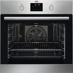 [BPB331161M] AEG BPB331161M, horno pirolítico, surroundcook, serie 6000, inox, clase A+