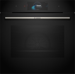 [HRG7784B1] Bosch HRG7784B1, horno multifunción con vapor, AirFry, sonda térmica, cristal negro, serie 8