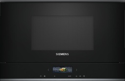 [BE732L1B1] Siemens BE732L1B1, Microondas integración, iQ700, 21 Litros, Base cerámica sin plato giratorio, Negro