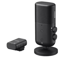 [ECM-S1] Sony  ECM-S1, micrófono para streaming, bluetooth 5.3, tres direccionalidades, 0.214 kg